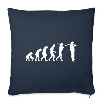 Jäger Evolution Jagd Jagen Wild Weidmann Geschenk - Sofakissenbezug 45 x 45 cm - Navy - Vorne
