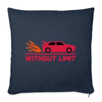 Without limit (Sportwagen) - Sofakissenbezug 45 x 45 cm - Navy - Vorne