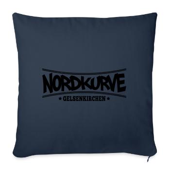 Nordkurve Gelsenkirchen | Farbe änderbar - Sofakissenbezug 45 x 45 cm - Navy - Vorne