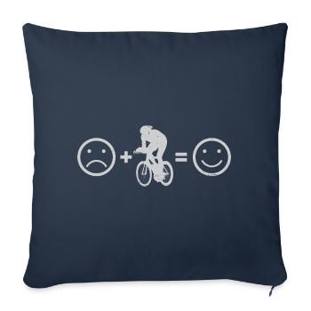 Road Bike Men's Road Bike Road Bike Road Bike - Sofa pillowcase 17,3'' x 17,3'' (45 x 45 cm) - navy - Front