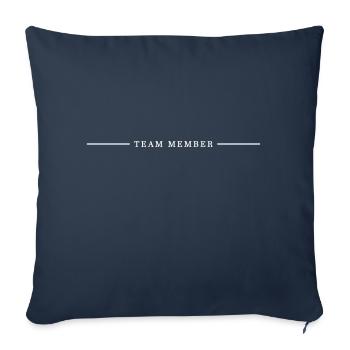 Team Member - Sofa pillowcase 17,3'' x 17,3'' (45 x 45 cm) - navy - Front