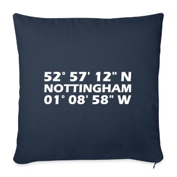 Nottingham Coordinates - Sofa pillowcase 17,3'' x 17,3'' (45 x 45 cm) - navy - Front