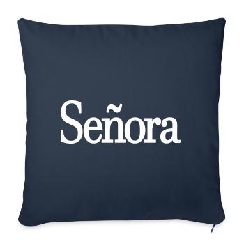 Señora Engagement Bride To Be Wedding Party - Sofa pillowcase 17,3'' x 17,3'' (45 x 45 cm) - navy - Front