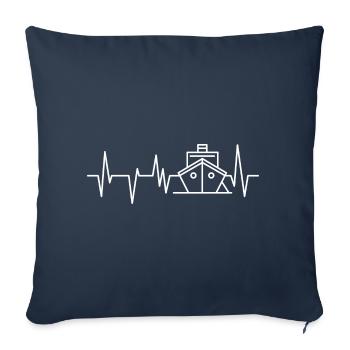 Travel Holiday Travel - Sofa pillowcase 17,3'' x 17,3'' (45 x 45 cm) - navy - Front