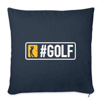 #GOLF - Sofa pillowcase 17,3'' x 17,3'' (45 x 45 cm) - navy - Front
