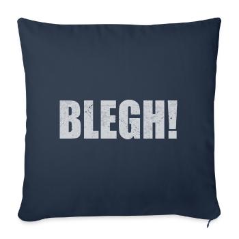 Blegh Metalcore Deathcore - Sofakissenbezug 45 x 45 cm - Navy - Vorne
