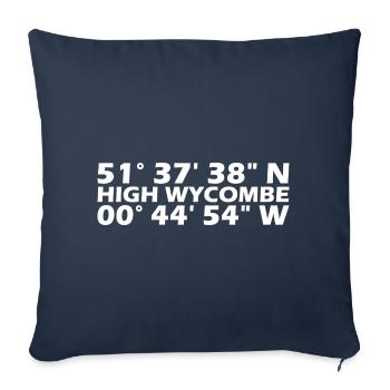 Coordonnées de High Wycombe - Housse de coussin décorative 45 x 45 cm - bleu marine - Devant
