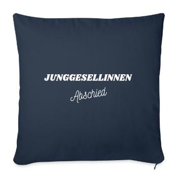 Junggesellinnenabschied - JGA Party - Sofakissenbezug 45 x 45 cm - Navy - Vorne