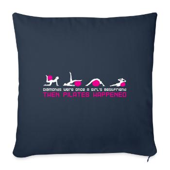 Pilates - Sofakissenbezug 45 x 45 cm - Navy - Vorne