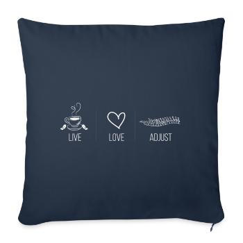 Physiotherapist Chiropractor Physiotherapy - Sofa pillowcase 17,3'' x 17,3'' (45 x 45 cm) - navy - Front