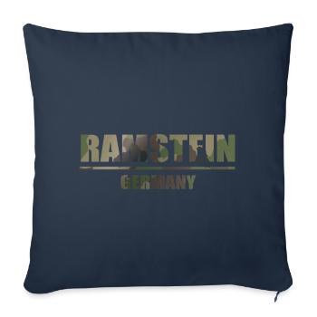 RAMSTEIN GERMANY CAMOUFLAGE - Sofakissenbezug 45 x 45 cm - Navy - Vorne