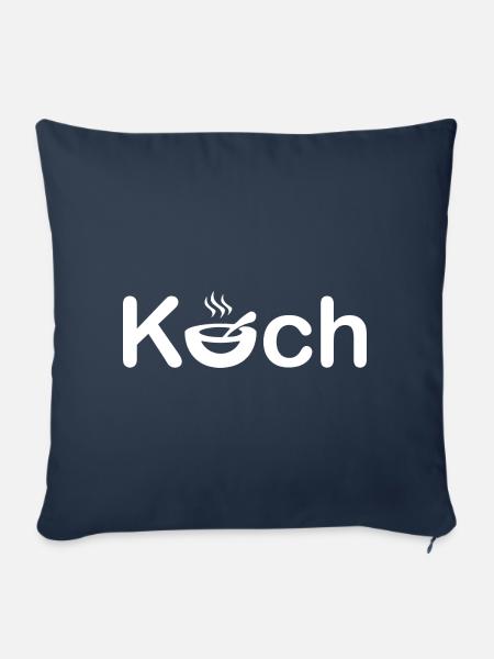 Koch - Sofakissenbezug 45 x 45 cm - Navy