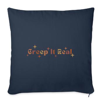 Creep It Real Halloween Autumn Season - Sofa pillowcase 17,3'' x 17,3'' (45 x 45 cm) - navy - Front