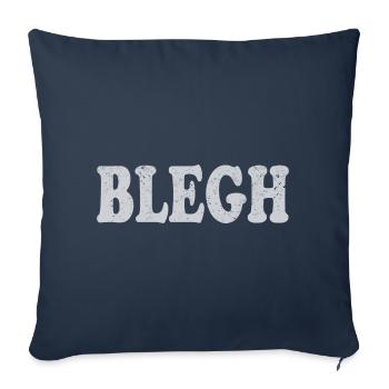 Blegh Metalcore Deathcore - Sofakissenbezug 45 x 45 cm - Navy - Vorne