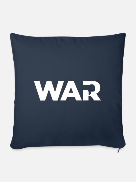 No War - Sofakissenbezug 45 x 45 cm - Navy