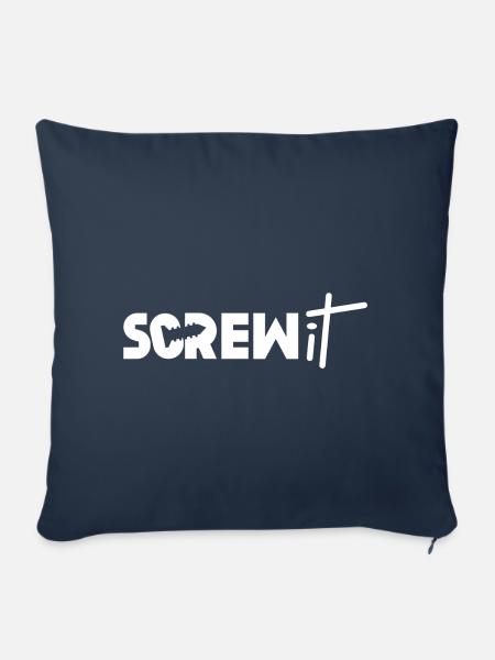 Screw it - Sofakissenbezug 45 x 45 cm - Navy