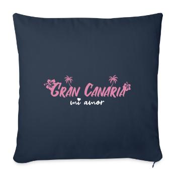 Gran Canaria - Housse de coussin décorative 45 x 45 cm - bleu marine - Devant