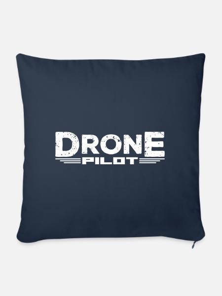 Drone Pilot - Sofakissenbezug 45 x 45 cm - Navy
