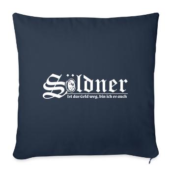 Rollenspiel Charakter Söldner Krieger - Sofakissenbezug 45 x 45 cm - Navy - Vorne