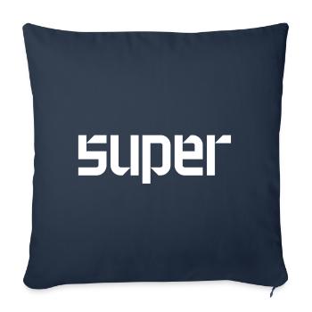 Super - Sofa pillowcase 17,3'' x 17,3'' (45 x 45 cm) - navy - Front