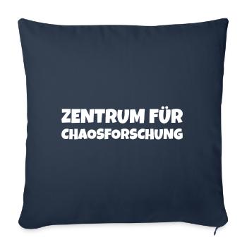 Zentrum Für Chaosforschung - Sofakissenbezug 45 x 45 cm - Navy - Vorne