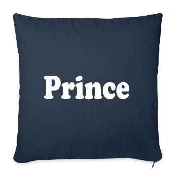 Prince - Housse de coussin décorative 45 x 45 cm - bleu marine - Devant