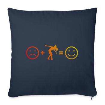 Skate Roller Skating Women Men's Roller Skates - Sofa pillowcase 17,3'' x 17,3'' (45 x 45 cm) - navy - Front