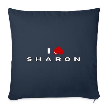 Ich hasse Sharon - Sofakissenbezug 45 x 45 cm - Navy - Vorne