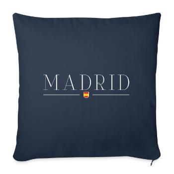 I love Madrid - Sofa pillowcase 17,3'' x 17,3'' (45 x 45 cm) - navy - Front