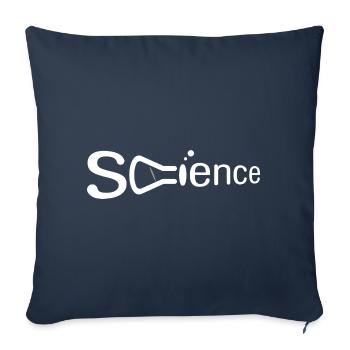 Science - Sofa pillowcase 17,3'' x 17,3'' (45 x 45 cm) - navy - Front