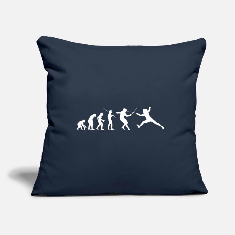 Fechten Evolution Sofakissenbezug 45 x 45 cm