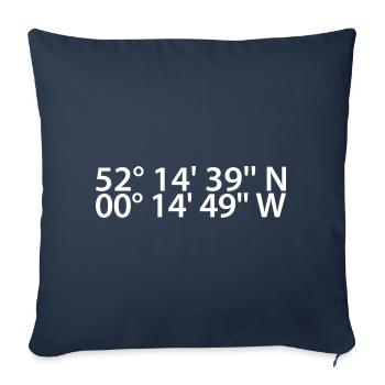 Milton coordinates - Sofa pillowcase 17,3'' x 17,3'' (45 x 45 cm) - navy - Front