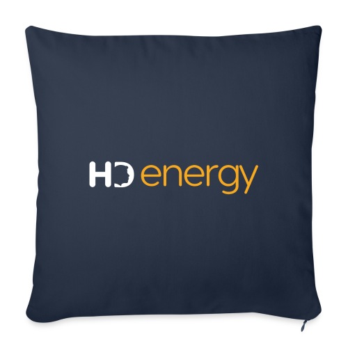Wit Energy HD-logo - Sierkussenhoes, 45 x 45 cm