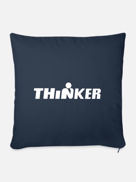 Thinker - Sofakissenbezug 45 x 45 cm - Navy