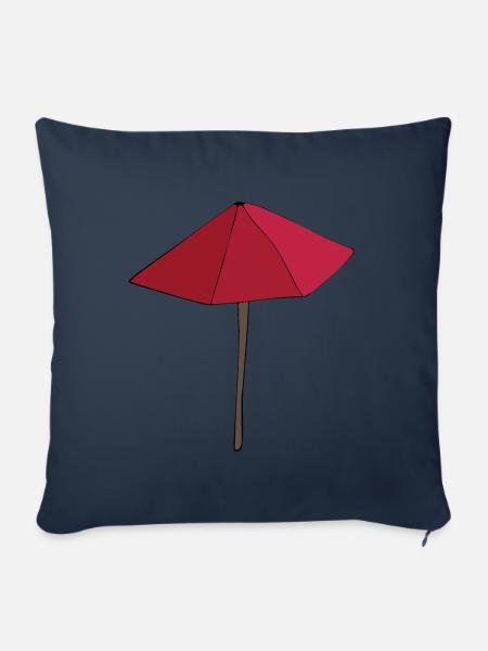 Sonnenschirm - Sofakissenbezug 45 x 45 cm - Navy