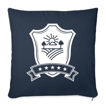 Farm Farmer - Sofa pillowcase 17,3'' x 17,3'' (45 x 45 cm) - navy - Front
