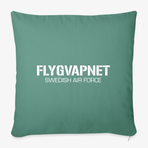 FLYGVAPNET - SWEDISH AIR FORCE - Soffkuddsöverdrag, 45 x 45 cm