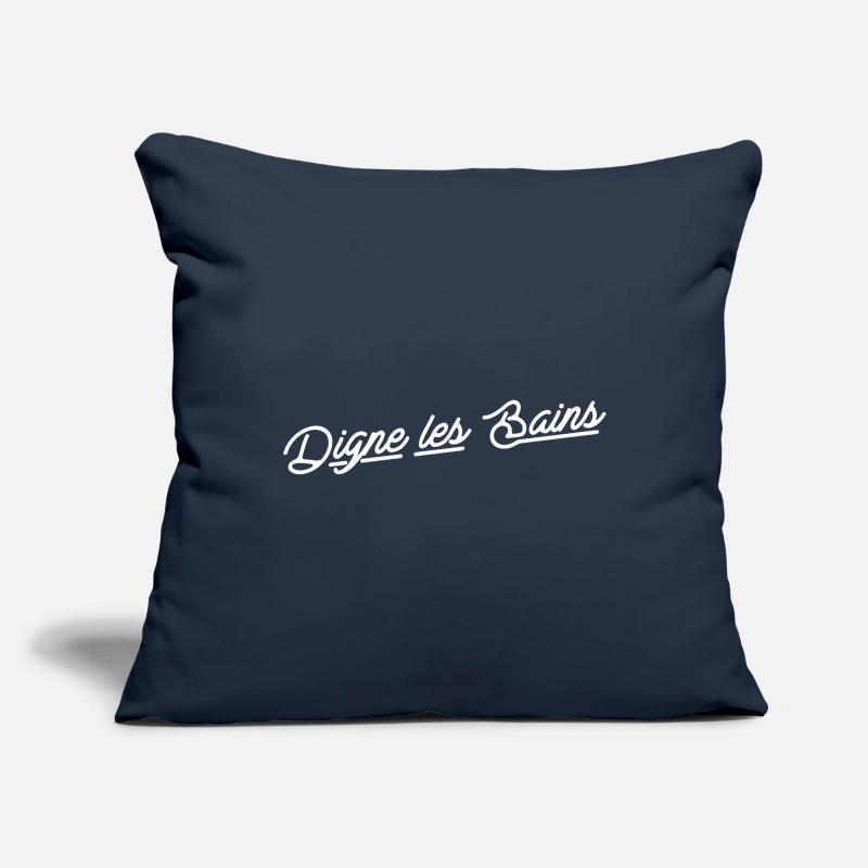 Digne les bains Housse de coussin décorative 45 x 45 cm