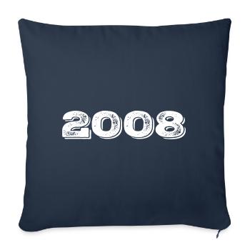 Birthday Gift 2008 - 2008 - Sofa pillowcase 17,3'' x 17,3'' (45 x 45 cm) - navy - Front