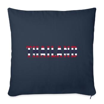 Thailand - Sofa pillowcase 17,3'' x 17,3'' (45 x 45 cm) - navy - Front