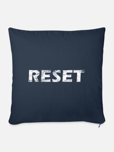 Reset - Sofakissenbezug 45 x 45 cm - Navy