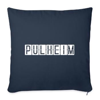 Pulheim Airport Sign - Sofa pillowcase 17,3'' x 17,3'' (45 x 45 cm) - navy - Front