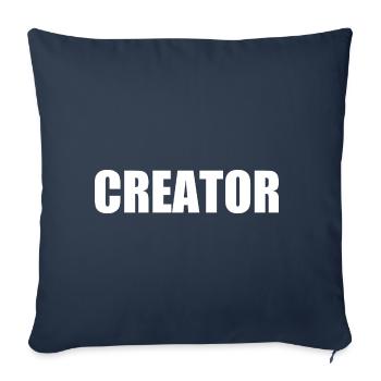 Creator - Sofa pillowcase 17,3'' x 17,3'' (45 x 45 cm) - navy - Front