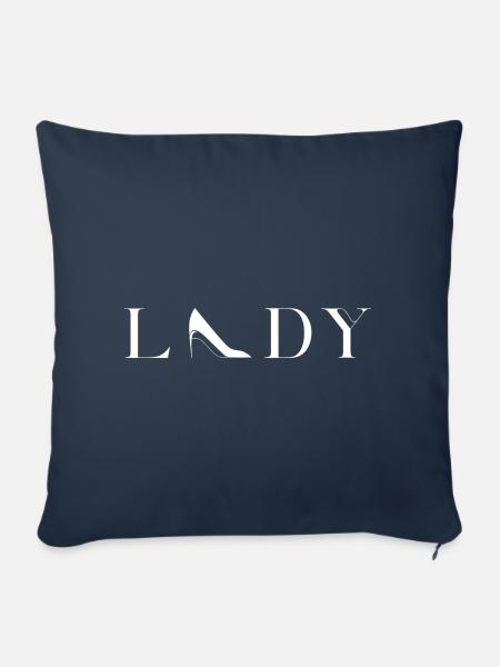 Lady - Sofakissenbezug 45 x 45 cm - Navy
