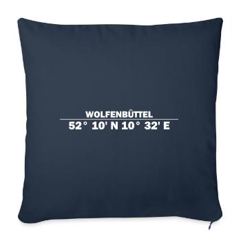 Wolfenbüttel Coordinates - Sofa pillowcase 17,3'' x 17,3'' (45 x 45 cm) - navy - Front