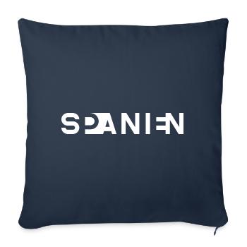 SPAIN – Spain – España – Europe - Sofa pillowcase 17,3'' x 17,3'' (45 x 45 cm) - navy - Front