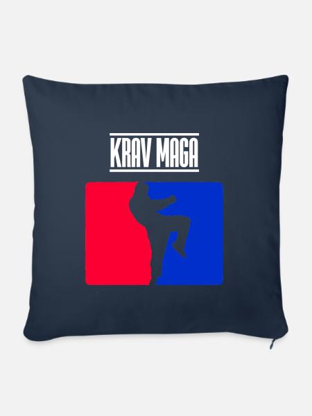 Krav Maga - Sofakissenbezug 45 x 45 cm - Navy