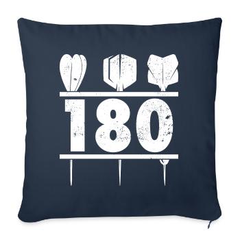 Darts 180 Darts Play Darter Darts Darts Players - Sofa pillowcase 17,3'' x 17,3'' (45 x 45 cm) - navy - Front