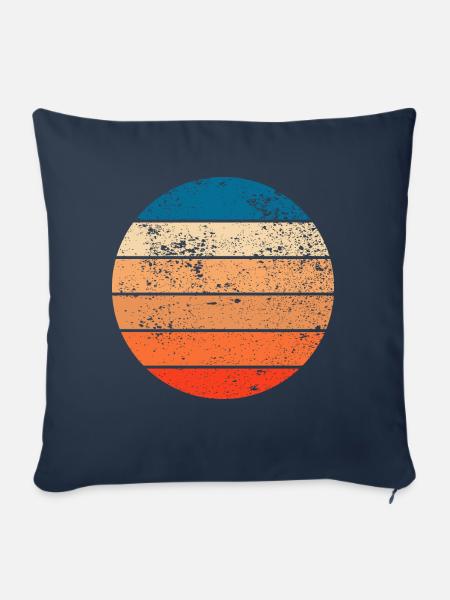 Summer Sunset - Sofakissenbezug 45 x 45 cm - Navy