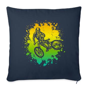Fahrrad Mountainbike Kinder Mountain Bike - Sofakissenbezug 45 x 45 cm - Navy - Vorne